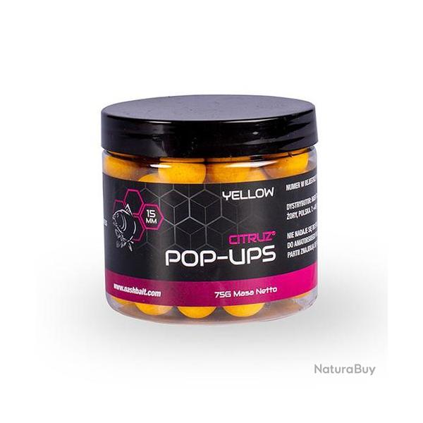 Pop Ups Nash Citruz 15mm 75g Yellow