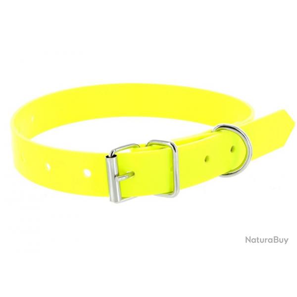 COLLIER CHIEN JAUNE 60CM