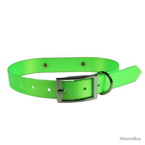 COLLIER CHIEN VERT 60CM