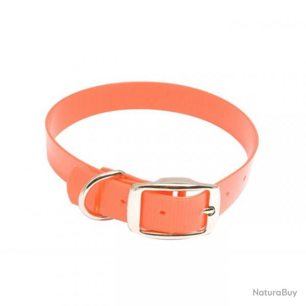 COLLIER CHIEN ORANGE 45CM