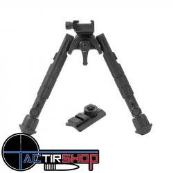 Bipied UTG Recon 360 TL , hauteur centrale de 5.5 "à 7", 14 à18 Cm Picatinny