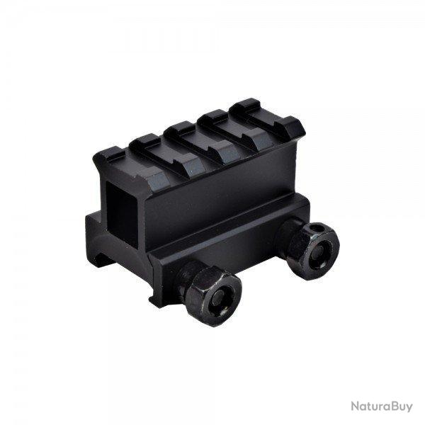 Rail Rehausseur Haut 4 Slot Noir (JS Tactical)