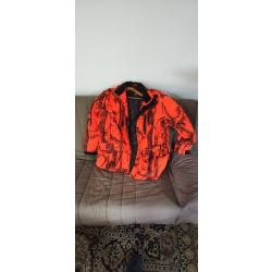 Veste hiver Camo orange percussion