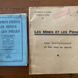 Livrets WW2 désamorcer mines et pièges