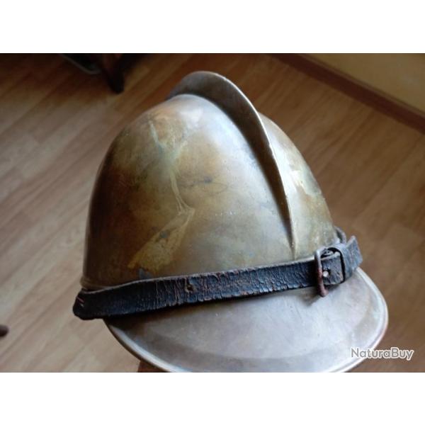 Casque Elsass-Lothringen de pompier poque annexion.