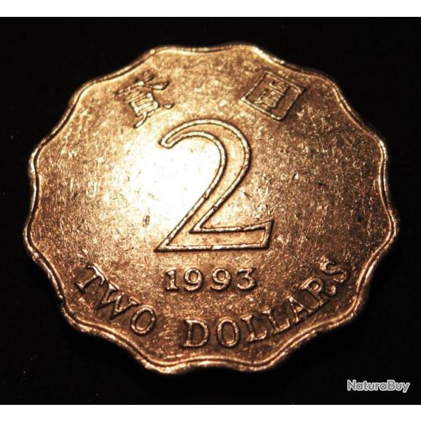 JAPON piece de 2 dollars  1993 TTB