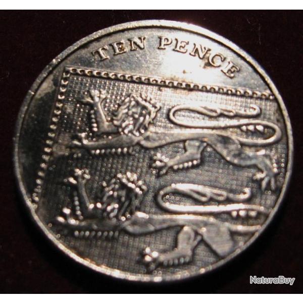 ANGLETERRE piece de ten pence 2014 Elizabeth II  TB+