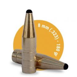 Ogives sans plombs cal. 8 mm (.323) 180 grains FOX BULLETS HUNTER