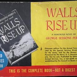 Livre Walls rise up de George Sessions Perry - Armed services edition