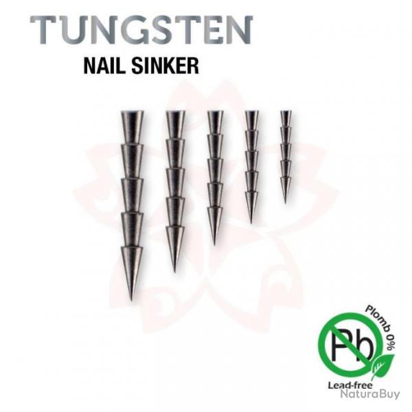 Insert Sakura Tungsten Nail Sinker par 6 0,89g