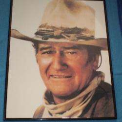 Lot de deux cadres John WAYNE