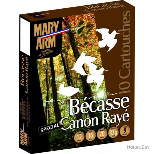 Cartouche Mary Arm Bcasse pour canon ray / Cal. 12 - 33 g