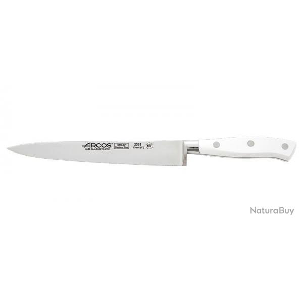 Riviera -Couteau Filet de sole - Arcos - Blanc 170mm