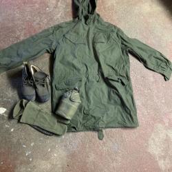 Rare blouse para AFN Armée française 1954 + Pataugas VERNON taille 41