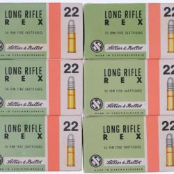 300 cartouches (6x50) .22 LONG RIFLE - SELLIER & BELLOT "REX"