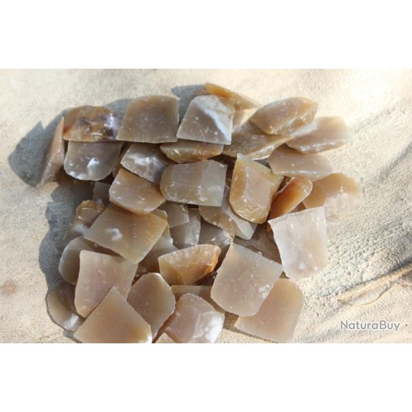 Lot de 10 silex blonds / pierres 1" pour 1777 An IX etc...