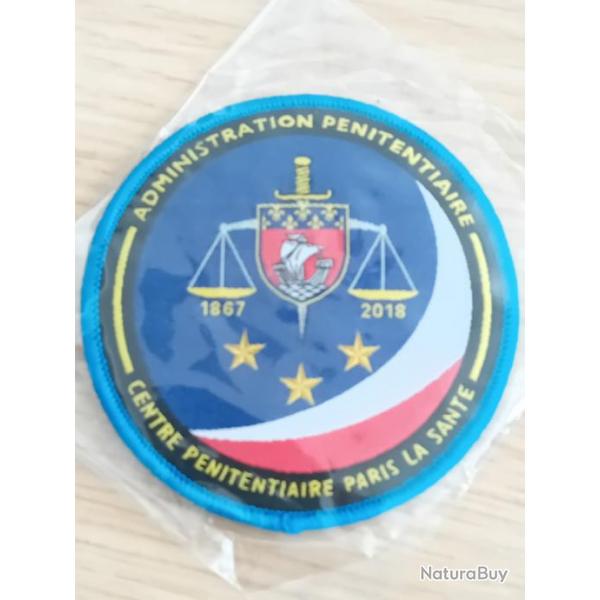 Ecusson pnitentiaire PARIS LA SANTE