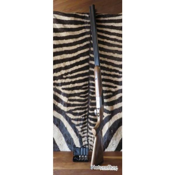 Fusil juxtapos VERCAR Churchill cal.12/76 canons 71 cm 5 chokes - mono dtentes - extracteur