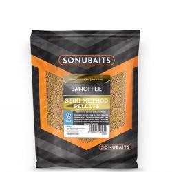 SONUBAITS PELLETS STIKI BANOFFEE 2MM METHOD PELLETS 650GR SONUBAITS