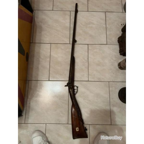 Vieux fusil de chasse 19eme