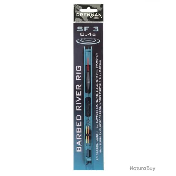 DRENNAN LIGNES MONTES SF 3 RIVER POLE RIG DRENNAN 0,40gr 4m 0,11mm