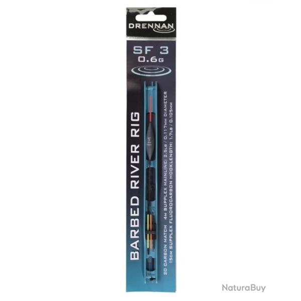 DRENNAN LIGNES MONTES SF 3 RIVER POLE RIG DRENNAN 4m 0,11mm 0,60gr