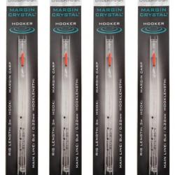 DRENNAN LIGNES MONTÉES MARGIN CRYSTAL HOOKER POLE RIG DRENNAN 0,20gr 3m 0,22mm