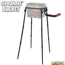 Trépied d'amorçage Spomb Single Bucket Stand Kit