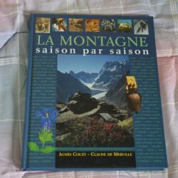 Grand livre "la montagne saison par saison"