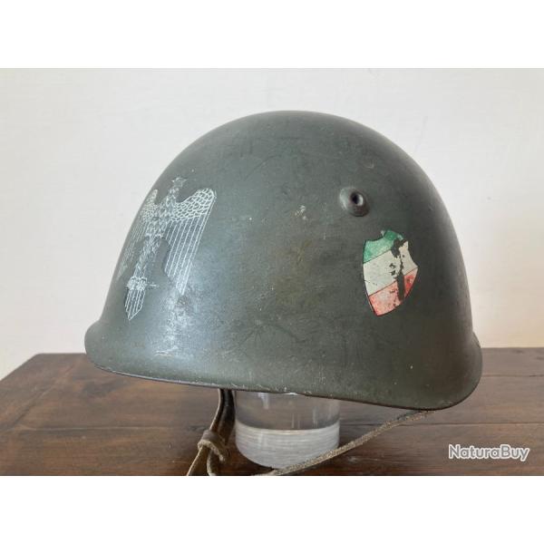 Casque italien ww2  - RSI (1944-1945) -  original et trs rare