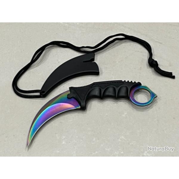 Karambit lame polychrome