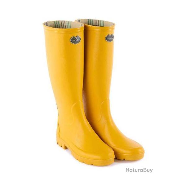 Bottes Le Chameau Iris Doubles jersey Jaune