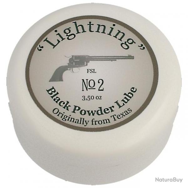 Graisse Lightning No 2 (demi-dure) pour le tir  poudre noire - bote