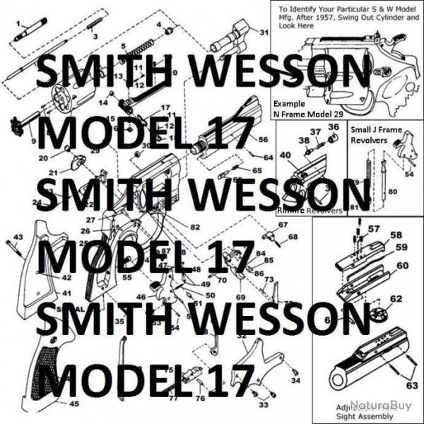 clat SMITH WESSON model 17 (envoi par mail) - VENDU PAR JEPERCUTE (m2102)