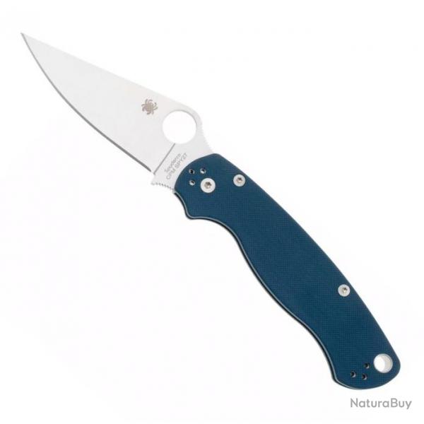 Couteau "Para Military 2" SPY27 / G10 bleu [Spyderco]