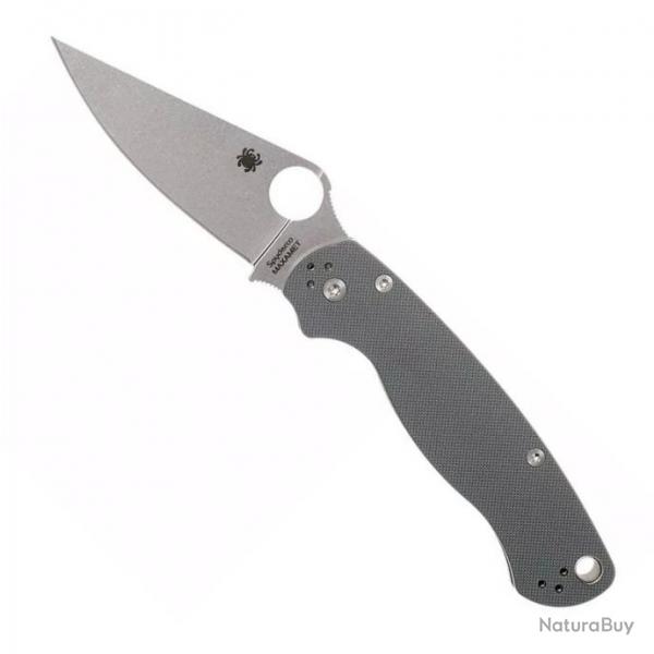 Couteau "Para Military 2" Maxamet / G10 gris [Spyderco]