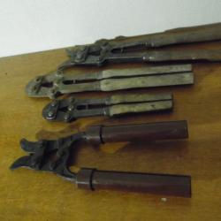 SC LOT DE 4 COUPES BARBELES WW1 PEUGEOT ET FRERES