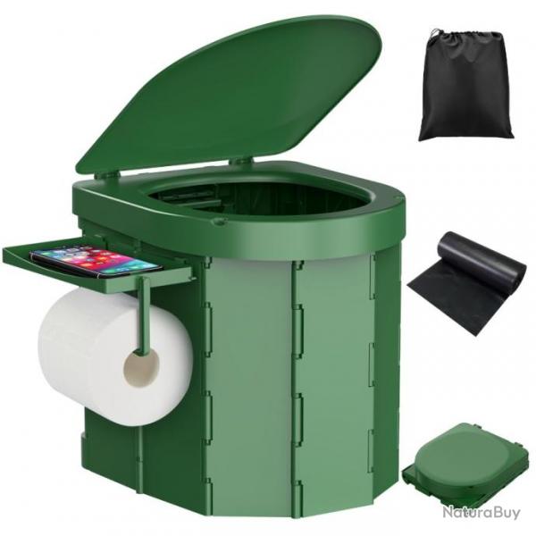 Toilette Portable Camping Pliable Lger Randonne Pche Chasse WC Portable