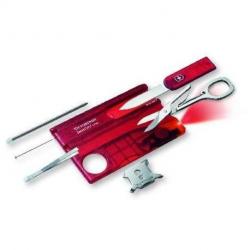 COUTEAU VICTORINOX SWISSCARD LITE ROUGE 0.7300.T