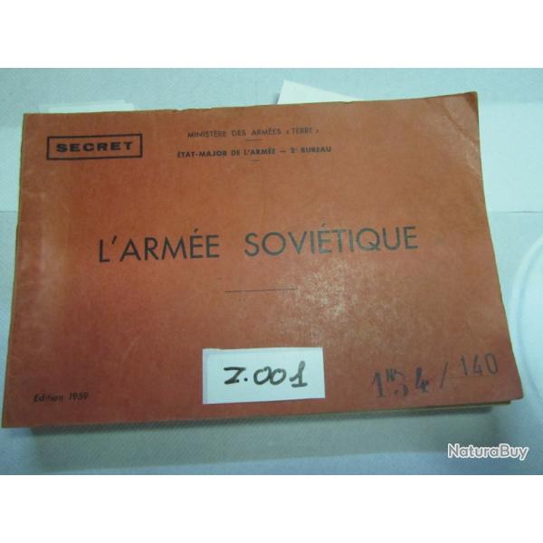 L'ARMEE SOVIETIQUE - EDITION 1959 N134/140 - Z.001