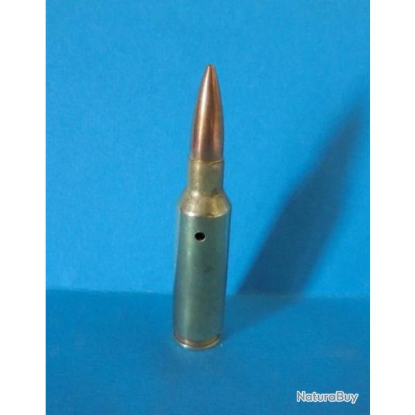 UNE  CARTOUCHE CAL. 300 REMINGTON SHORT ACTION  ULTRA MAGNUM NEUTRALISEE PERCAGE HAUT