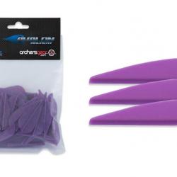 Lot de 100 plumes Avalon pour flèche Hybrid Purple