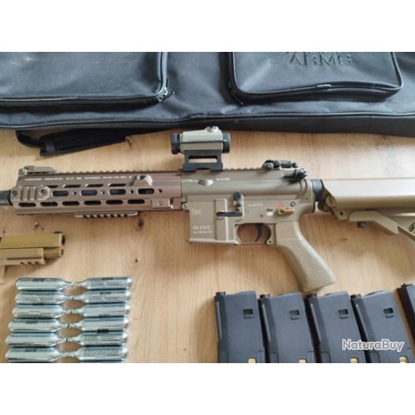 Lot rplique hk416 et m17