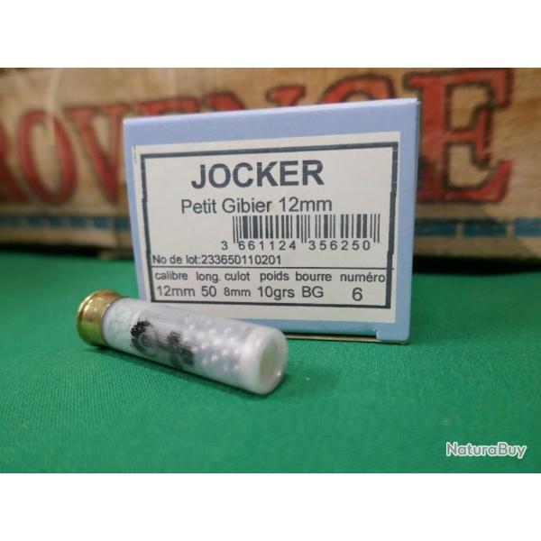 25 cartouches 12mm mini chasse No6  PETIT GIBIER de JOCKER