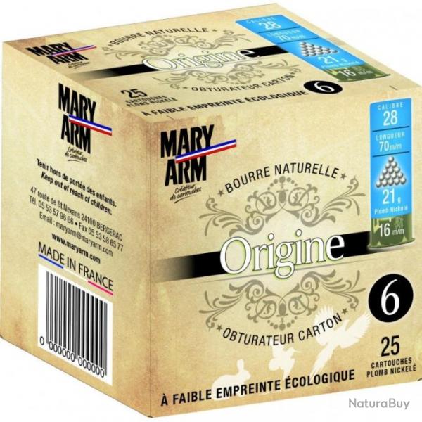 Cartouche Mary Arm Origine 21 / Cal. 28 - 21 g