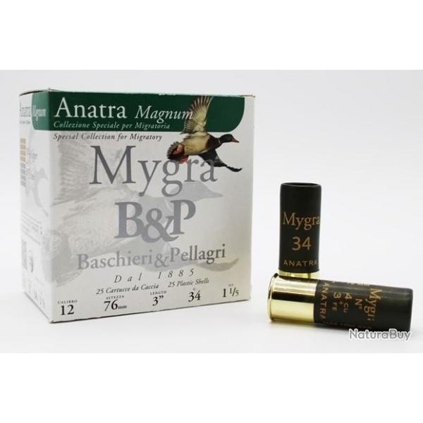 Cartouche B & P Mygra Anatra Magnum 12 / Cal. 12 - 34 g