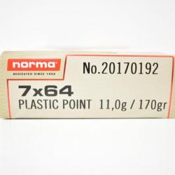 1 boite Norma PPDC calibre 7x64 170gr