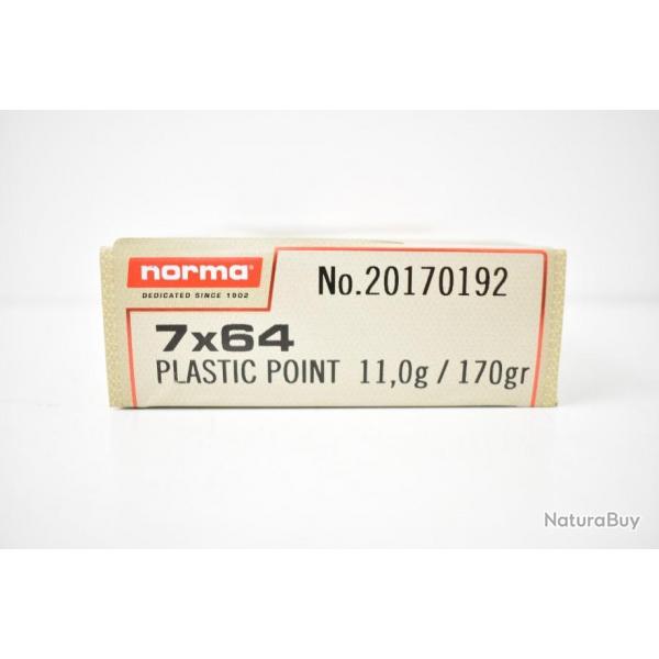 1 boite Norma PPDC calibre 7x64 170gr