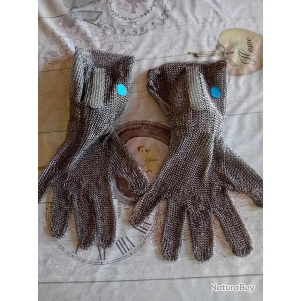 Gants de boucher cte de maille