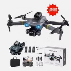 drone radio commandé M3 Max avec double caméra 1080p wifi